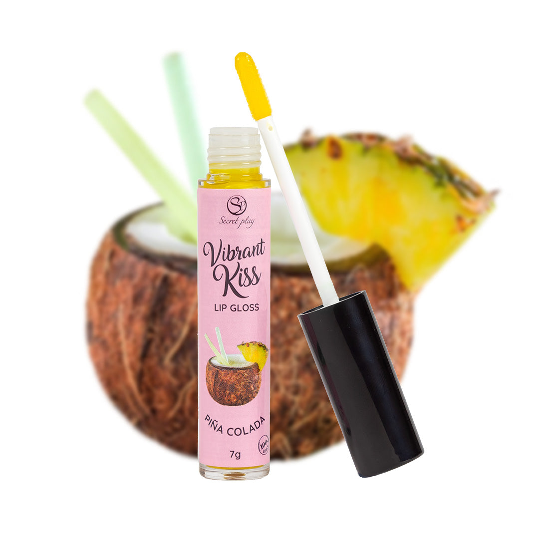 LIP GLOSS VIBRANT KISS - PIÑA COLADA - SECRET PLAY