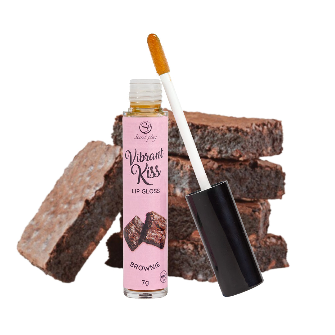 LIP GLOSS VIBRANT KISS - BROWNIE - SECRET PLAY
