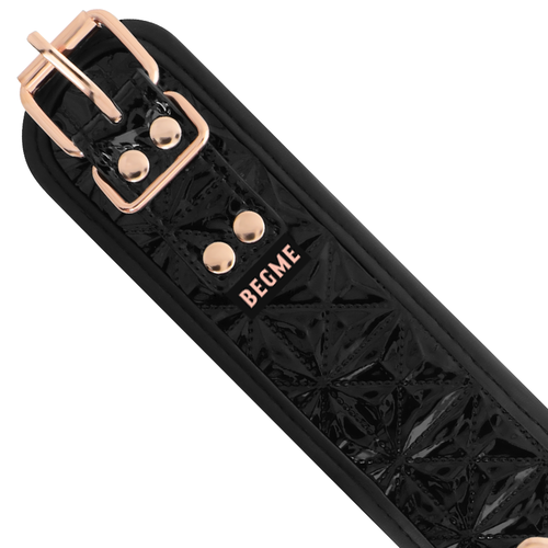 COLLAR EDICION NEGRO CON CADENAS Y PINZAS PEZONES CON FORRO DE NEOPRENO - BEGME