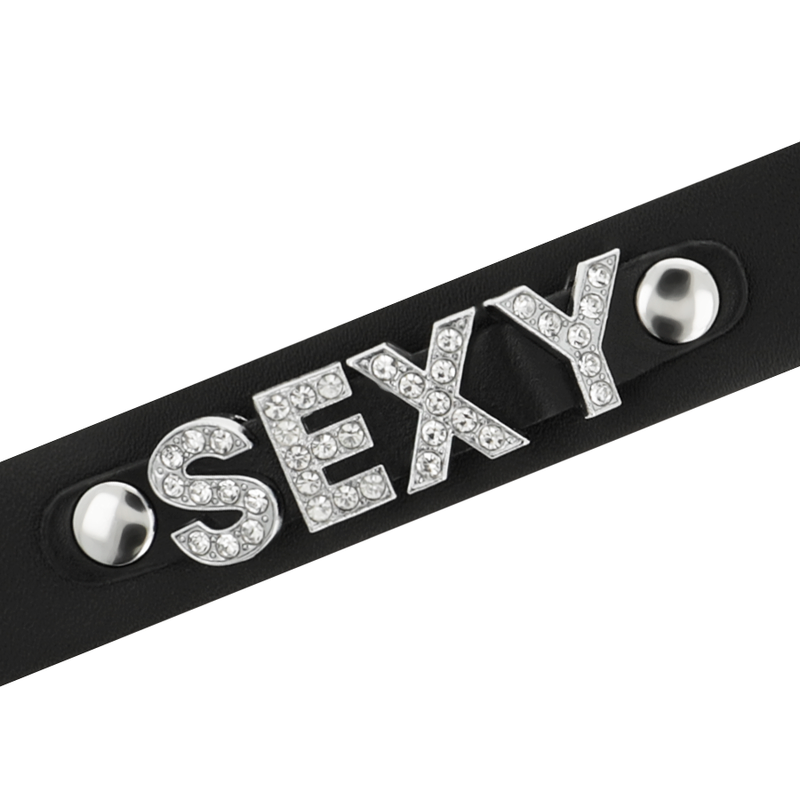 COLLAR CHOKER CUERO VEGANO SEXY - COQUETTE CHIC DESIRE