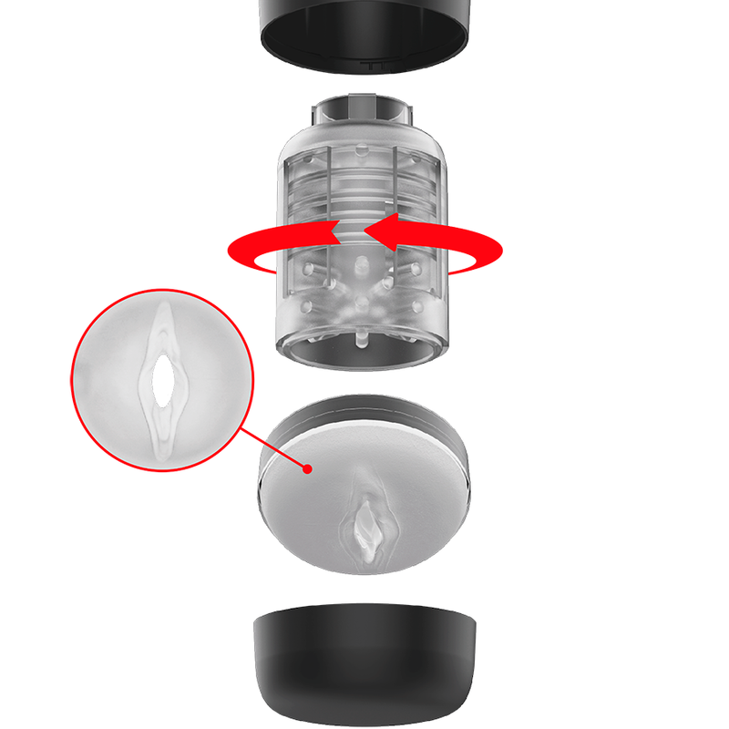 MASTURBADOR TORNADO 360 ROTATE TECH - JAMYJOB