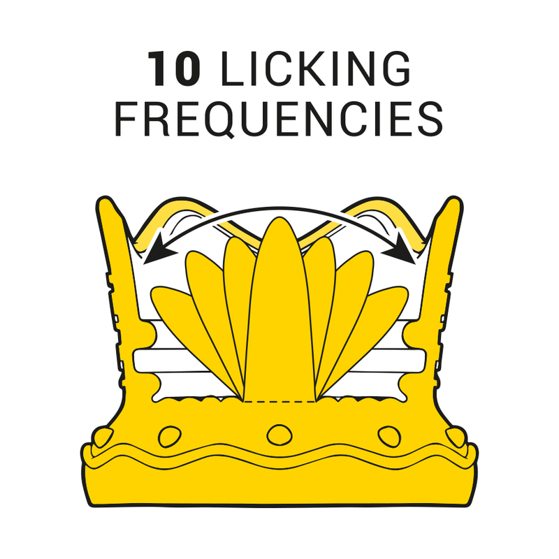 ESTIMULADOR CLÍTORIS 10 MODOS DE SUCCIÓN Y LICKING - ROJO - INTENSE