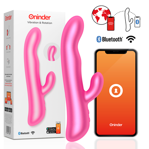 OSLO VIBRACIÓN & ROTACIÓN NEGRO / ROSA - APP GRATUITA - ONINDER