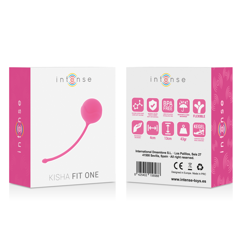 BOLAS KEGEL KISHA FIT ONE SILICONE 43g LILA / FUCHSIA - INTENSE