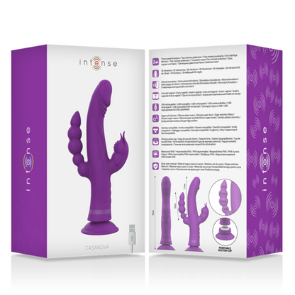 CASANOVA VIBRADOR RABBIT TRIPLE MOTOR - INTENSE