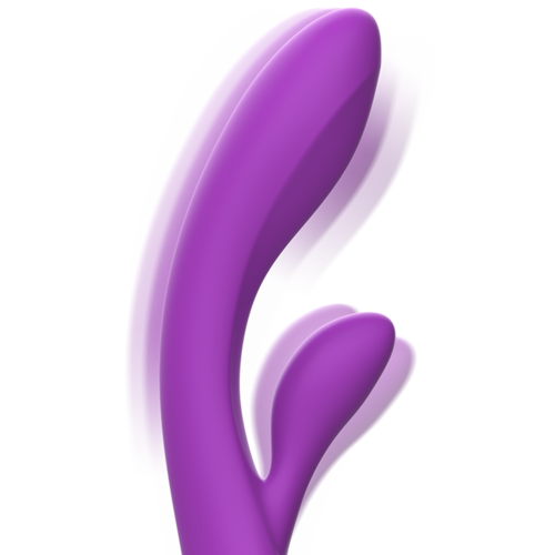 VIBRADOR LUIGI RABBIT SILICONA LIQUIDA ESTIMULADOR PUNTO A Y G - INTENSE