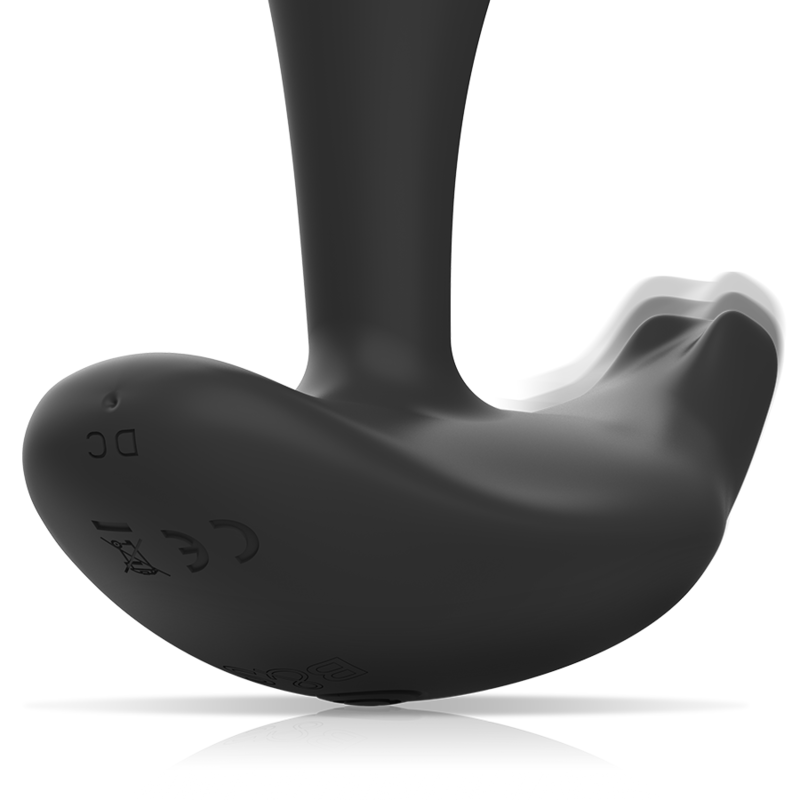 PLUG ANAL DWAYNE SILICONA CONTROL REMOTO - BLACK&SILVER