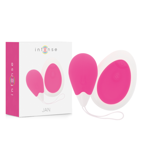 JAN HUEVO VIBRADOR CONTROL REMOTO NEGRO / LILA / ROSA - INTENSE