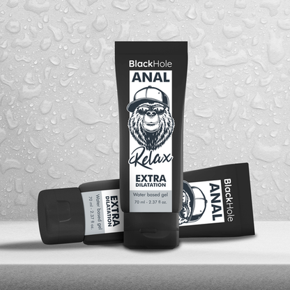 LUBRICANTE ANAL BASE AGUA DILATACIÓN 70 ML - BLACK HOLE