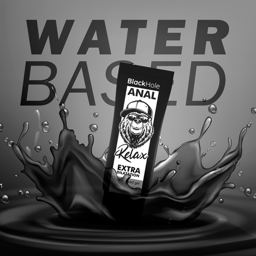 LUBRICANTE ANAL BASE AGUA DILATACIÓN 70 ML - BLACK HOLE
