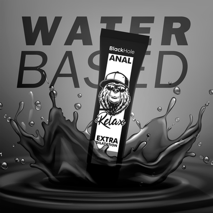 LUBRICANTE ANAL BASE AGUA DILATACIÓN 150 ML - BLACK HOLE