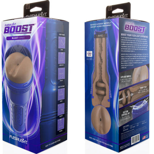 ANO MASTURBADOR BLAST FEMALE MD FLESH RP - FLESHLIGHT BOOST