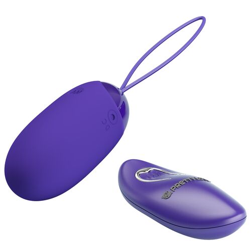 BERGER YOUTH HUEVO VIBRADOR CONTROL REMOTO VIOLETA - PRETTY LOVE -