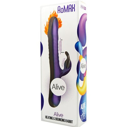 ROMAX VIBRADOR RABBIT SILICONA VIOLETA - ALIVE