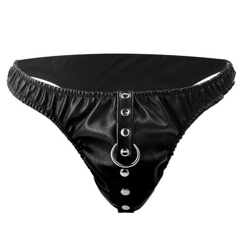 TANGA DE SUMISIÓN CON CADENA METAL - DARKNESS