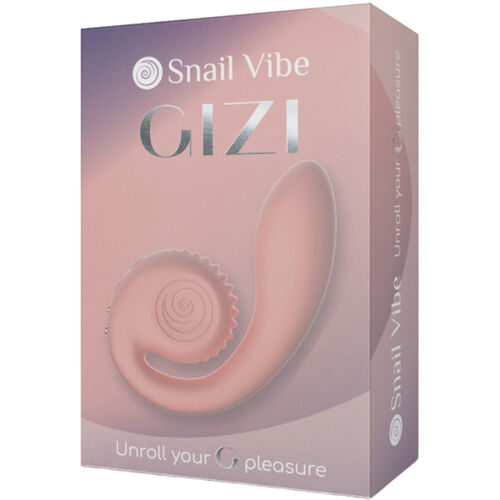 ESTIMULADOR GIZI DUAL PUNTO G, A ROSA / VIOLETA / TURQUESA - SNAIL VIBE