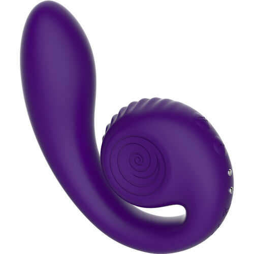 ESTIMULADOR GIZI DUAL PUNTO G, A ROSA / VIOLETA / TURQUESA - SNAIL VIBE