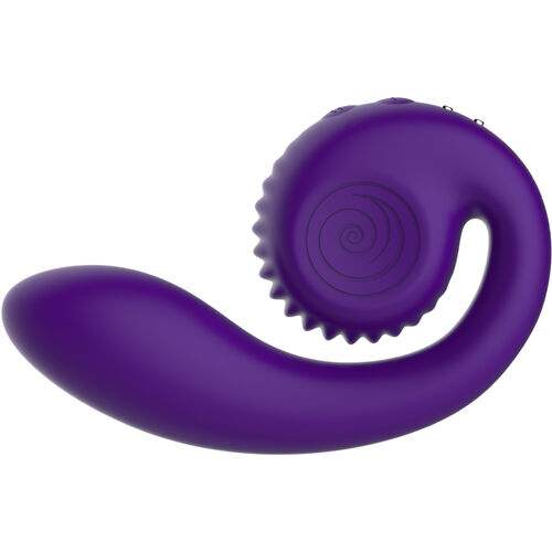ESTIMULADOR GIZI DUAL PUNTO G, A ROSA / VIOLETA / TURQUESA - SNAIL VIBE