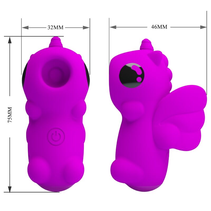 ESTIMULADOR MINI FUN TOYS BY MAGIC UNICORN SUCCIONADOR - PRETTY LOVE
