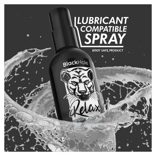 LUBRICANTE ANAL RELAJANTE SPRAY EXPLORER 30 ML - BLACK HOLE