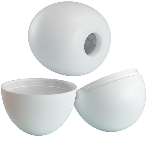 Huevo Masturbador Pleasure Egg III Blanco - PRETTY LOVE