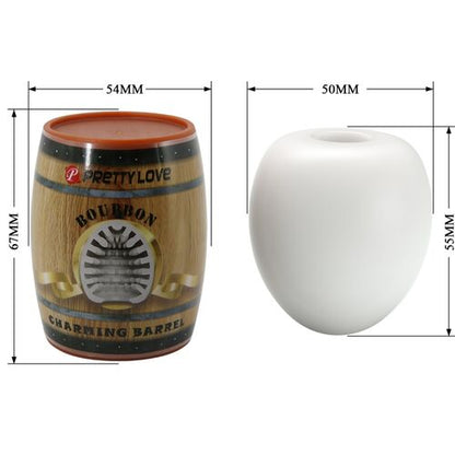 MASTURBADOR MASCULINO HUEVO BLANCO MODELO 2 - PRETTY LOVE