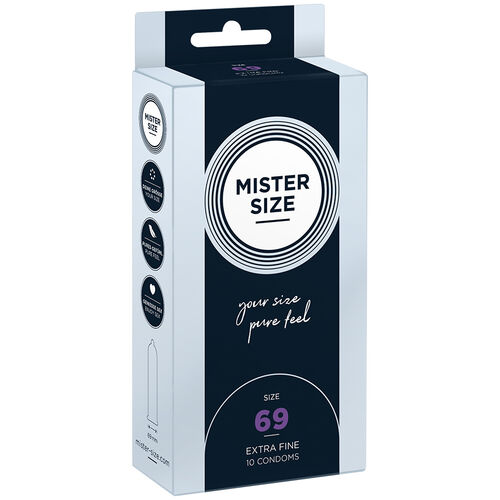 PRESERVATIVOS TALLA XXXL 69 MM (10 UNIDADES)-MISTER SIZE