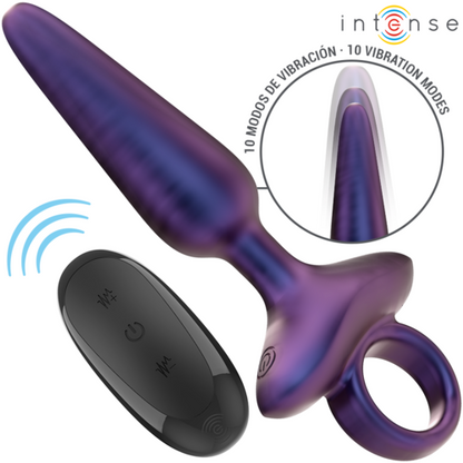 MARLON PLUG ANAL VIBRADOR MODELO 4 CONTROL REMOTO - INTENSE