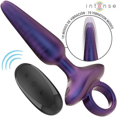 PLUG ANAL MARLON VIBRADOR MODELO 4 CONTROL REMOTO - INTENSE