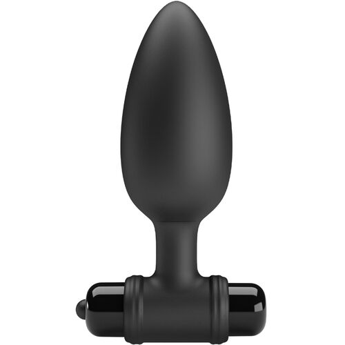 PLUG ANAL VIBRA BUTT PLUG 2. 10 VIBRACIONES NEGRO PILA - PRETTY LOVE