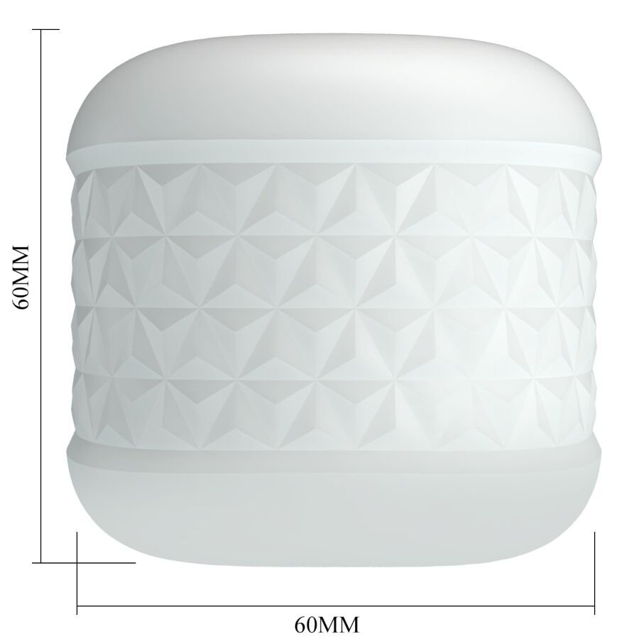 MASTURBADOR CRYSTLE  MASCULINO BLANCO V16 - PRETTY LOVE