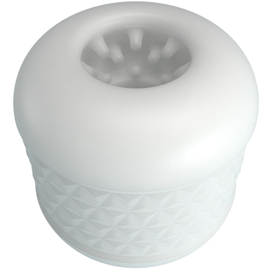 MASTURBADOR CRYSTLE  MASCULINO BLANCO V16 - PRETTY LOVE