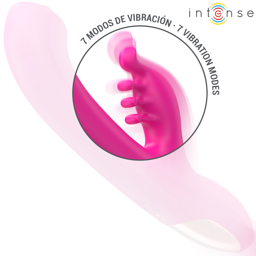 VIBRADOR CHRISTINA MULTIFUNCIÓN RABBIT 22.5 CM ROSA - INTENSE