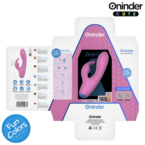 VIBRADOR LOVE BUNNY PUNTO G Y CLITORIS ROSA - APP MUNDIAL GRATUITA - ONINDER CUTE