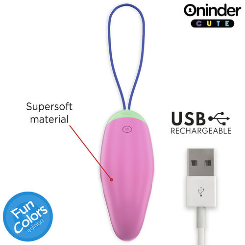 HUEVO LOVE PLEASURE VIBRO-ROTADOR 360 SILICONA - APP MUNDIAL GRATUITA - ONINDER CUTE