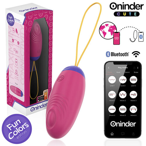 HUEVO LOVE PLEASURE VIBRO-WAVE TAPPING SILICONA - APP MUNDIAL GRATUITA - ONINDER CUTE