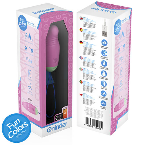 HUEVO LOVE PLEASURE VIBRO-ROTADOR 360 SILICONA - APP MUNDIAL GRATUITA - ONINDER CUTE