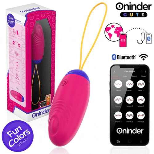 HUEVO LOVE PLEASURE VIBRO-WAVE TAPPING SILICONA - APP MUNDIAL GRATUITA - ONINDER CUTE