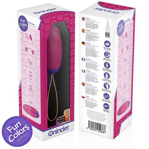 HUEVO LOVE PLEASURE VIBRO-WAVE TAPPING SILICONA - APP MUNDIAL GRATUITA - ONINDER CUTE