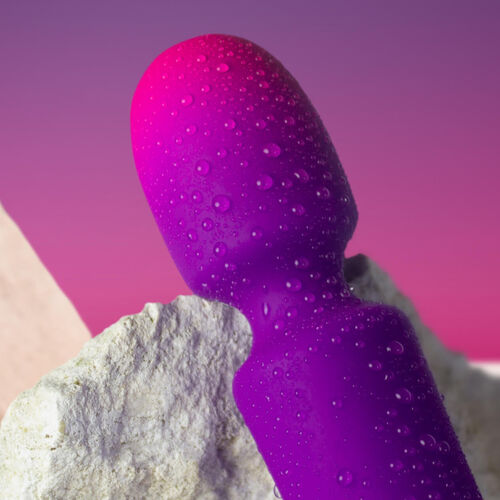 VIBRADOR WAND MINI MORADO - ROCKS- OFF
