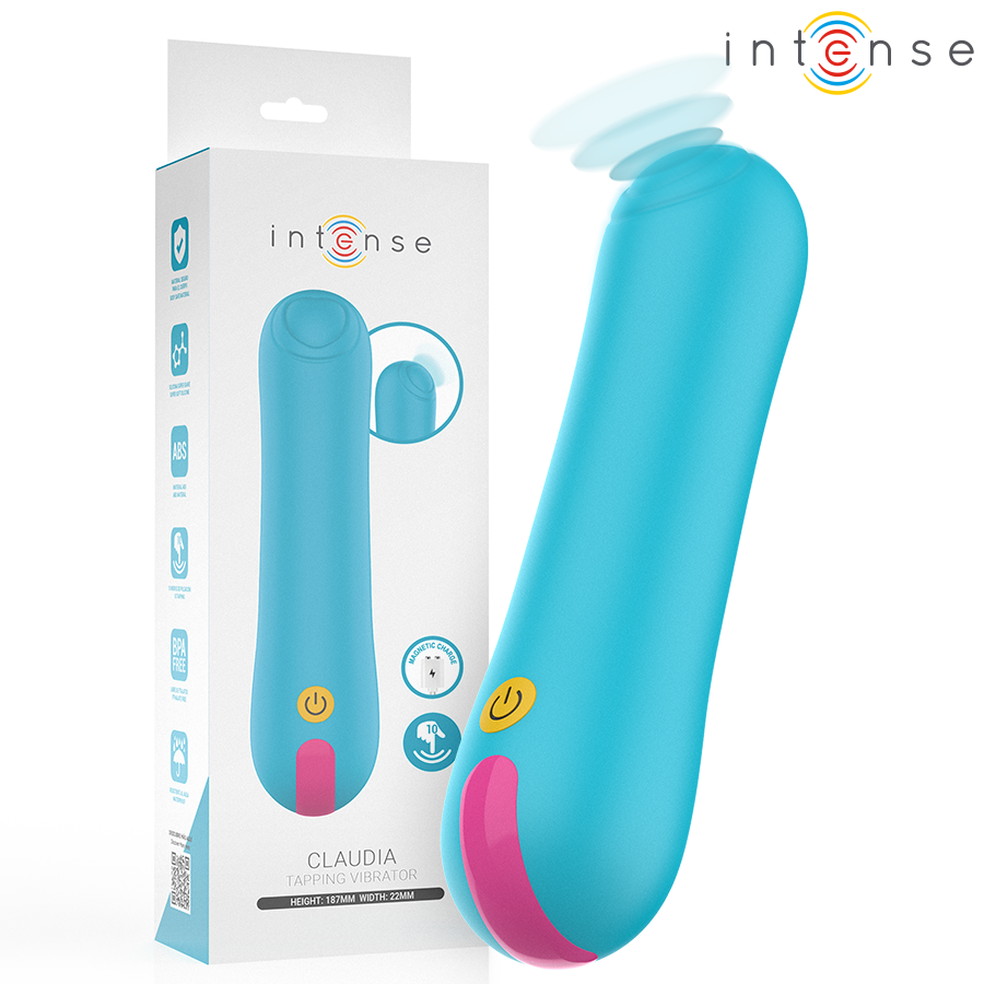VIBRADOR CLAUDIA PENETRACIÓN CON GOLPETEO RÍTMICO PUNTO G - INTENSE