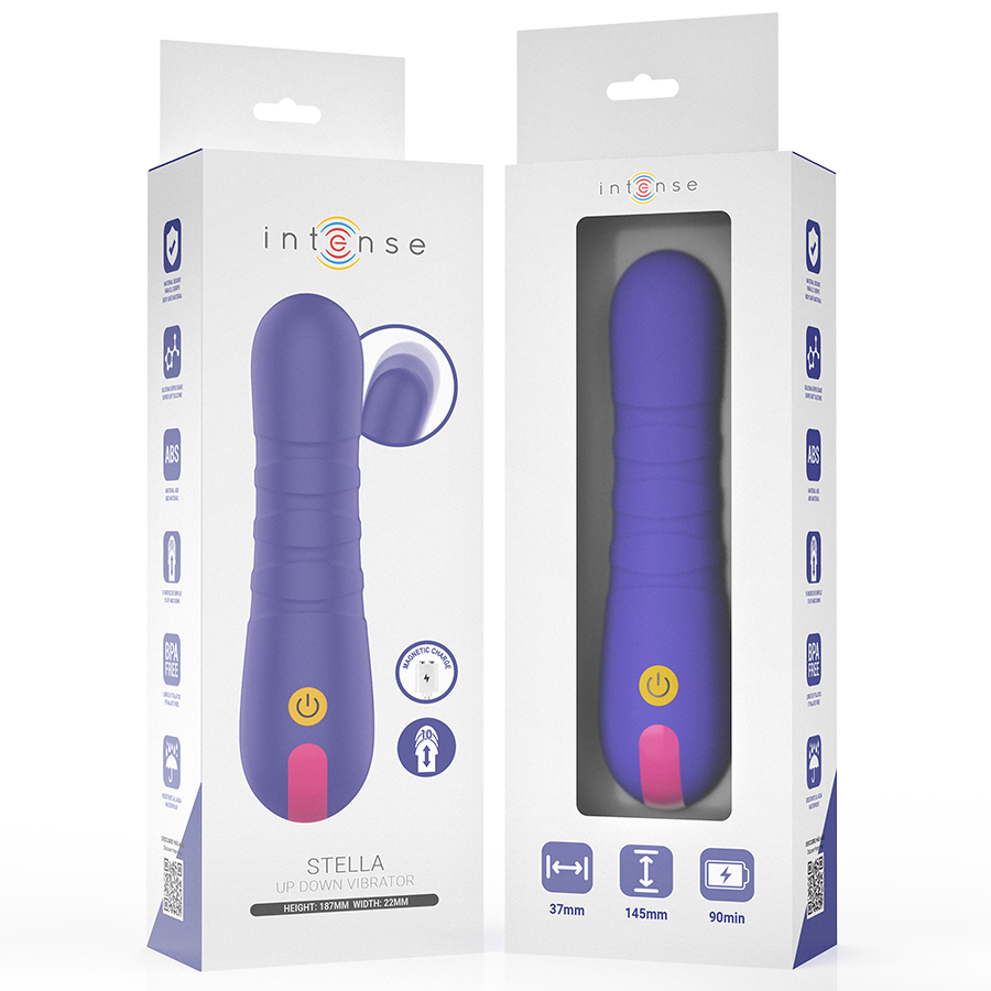 VIBRADOR STELLA PENETRACIÓN DE EMPUJE UP DOWN - INTENSE