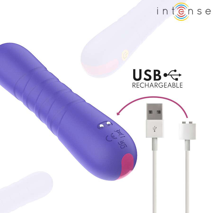 VIBRADOR STELLA PENETRACIÓN DE EMPUJE UP DOWN - INTENSE