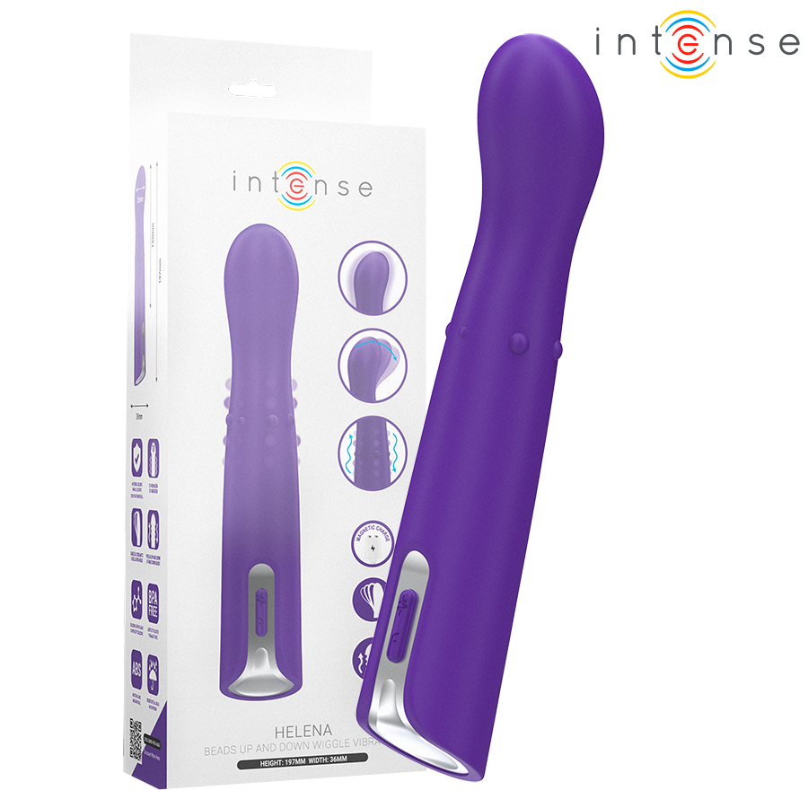 VIBRADOR HELENA UP & DOWN MODO BEADS 13,5 CM - INTENSE