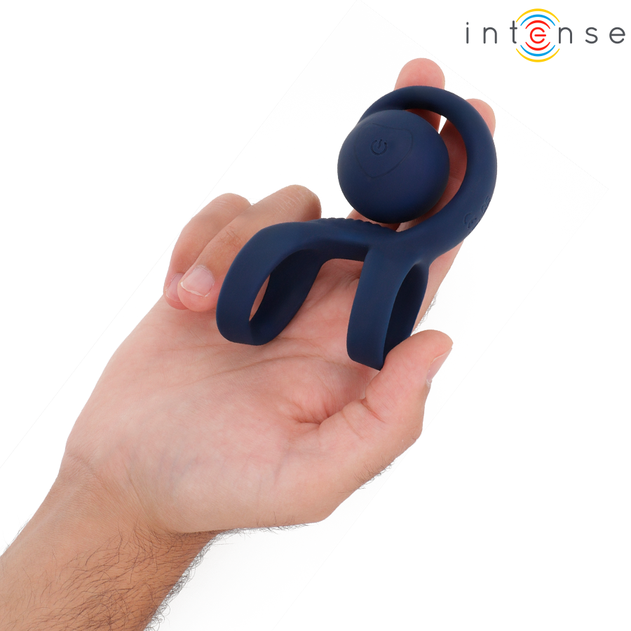 ANILLO TYSON POTENCIADOR CON CARACOL VIBRADOR Ø 3,2 CM - INTENSE