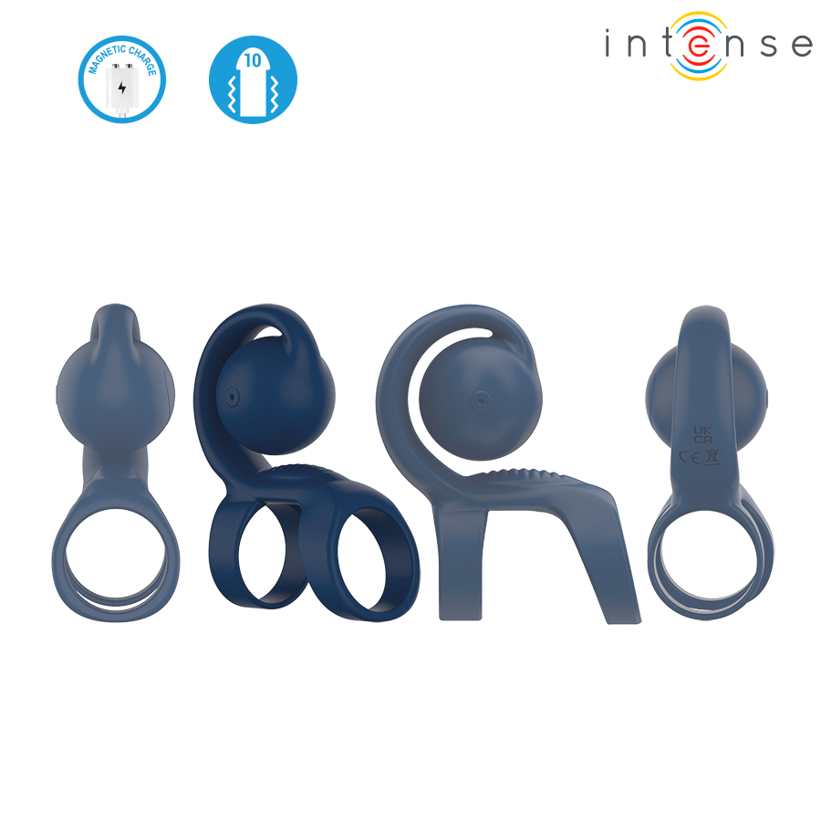 ANILLO TYSON POTENCIADOR CON CARACOL VIBRADOR Ø 3,2 CM - INTENSE