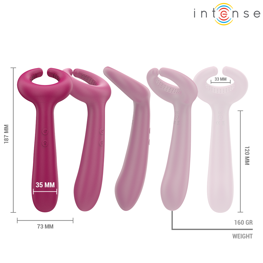 VIBRADOR ROWAN INCLUSIVO PARA PAREJAS - INTENSE