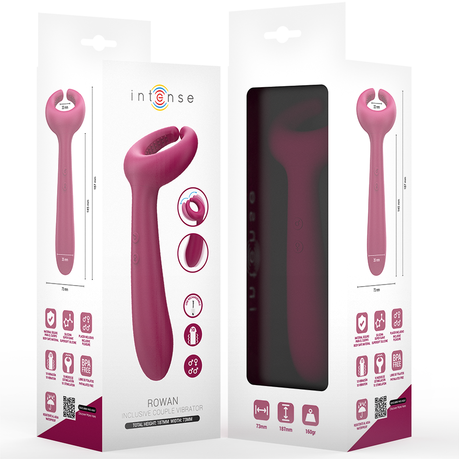 VIBRADOR ROWAN INCLUSIVO PARA PAREJAS - INTENSE