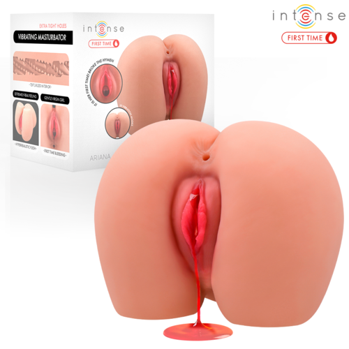 VAGINA ARIANA VIBRADORA VIRGEN CON HIMEN Y SANGRADO - NTENSE FIRST TIME