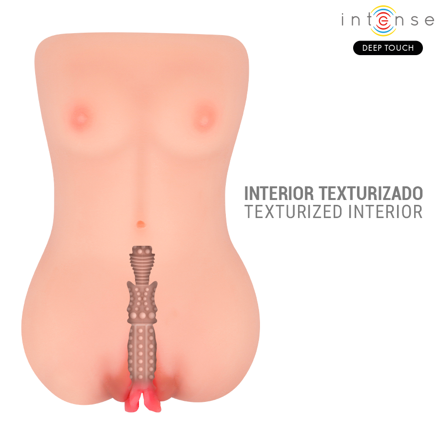 MASTURBADOR CATHERINE CON VOZ VIBRADOR & SUCCIÓN - INTENSE